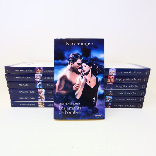 Harlequin Nocturne Romance Fantastique Fantasy Lot 13 Livres Français French PB