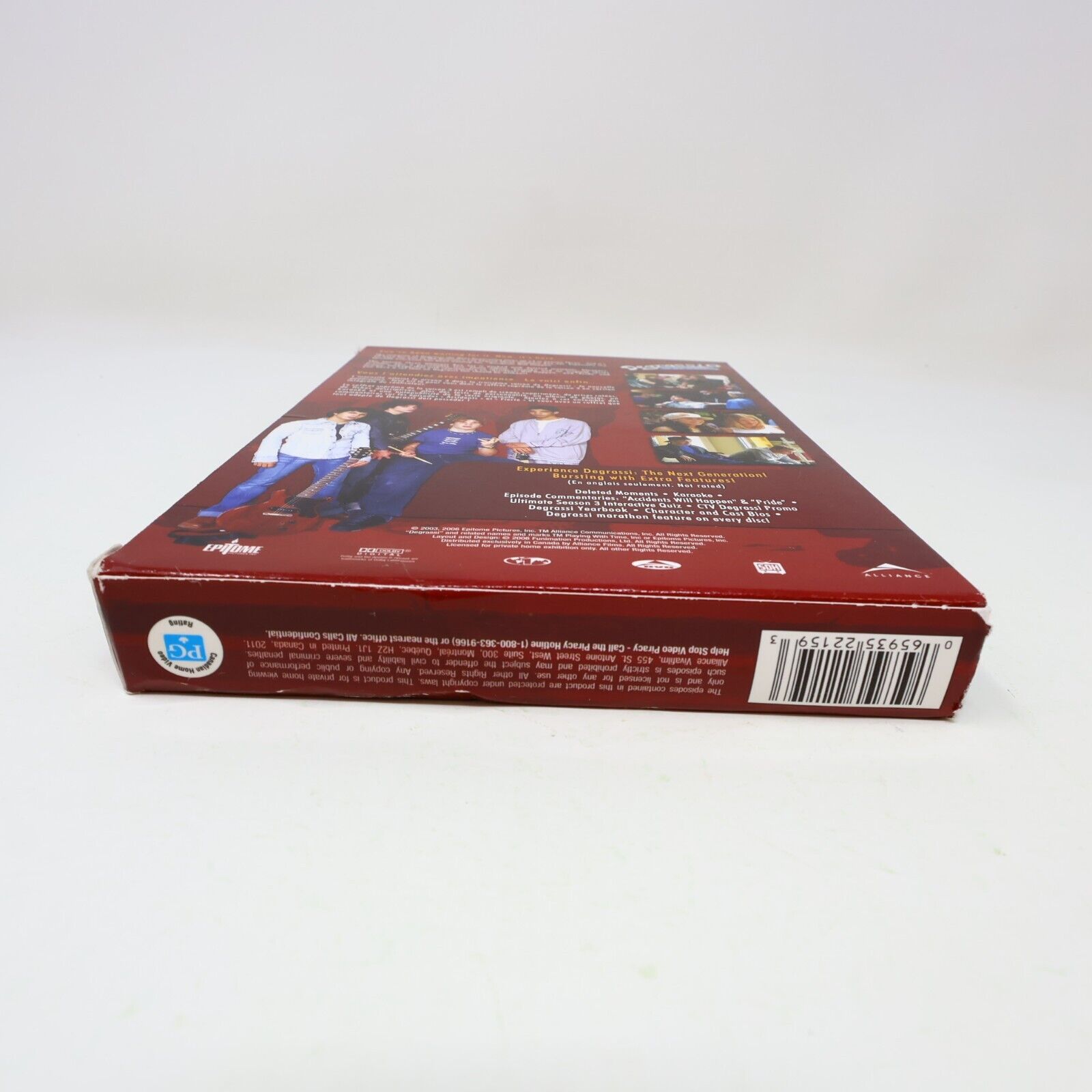 Degrassi The Next Generation Season 3 DVD Set Tested NTSC Region 1 TV Series
