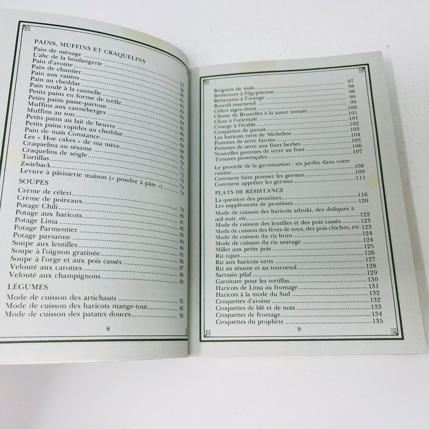 La Grande Cuisine Végétarienne 1-2 Stanké Vicki Chelf Hudon Lot Livres Recettes