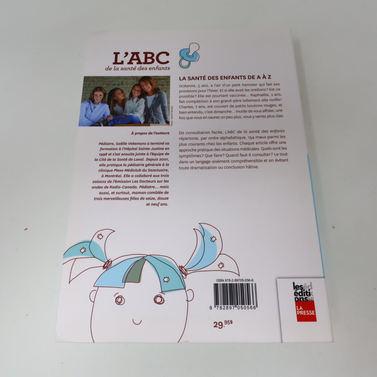 2013 L'Abc de la Santé des Enfants de Gaëlle Vekemans Parentalité Français Livre