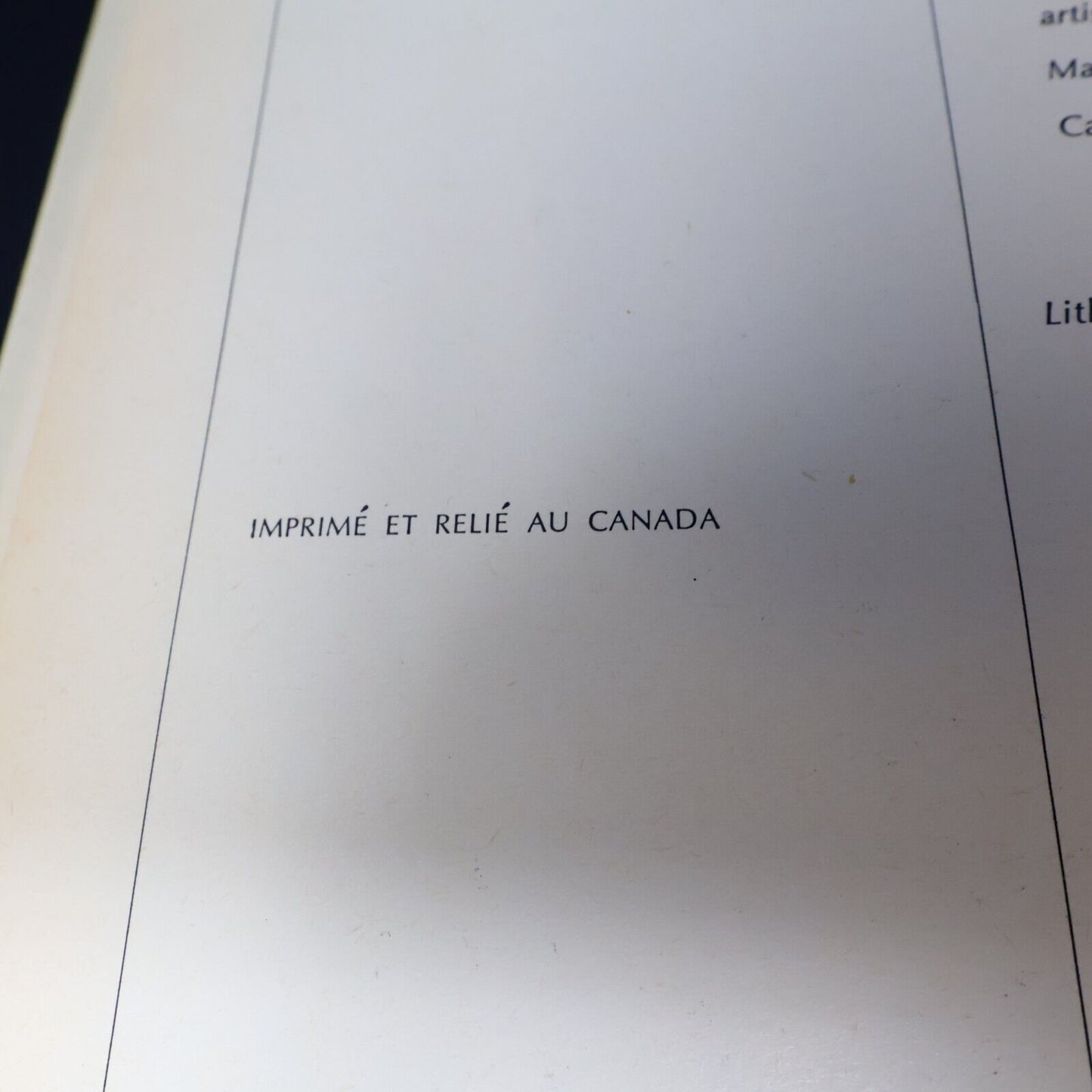 1971 Recettes Canadiennes de Laura Secord Cuisine Familiale Français Livre HC