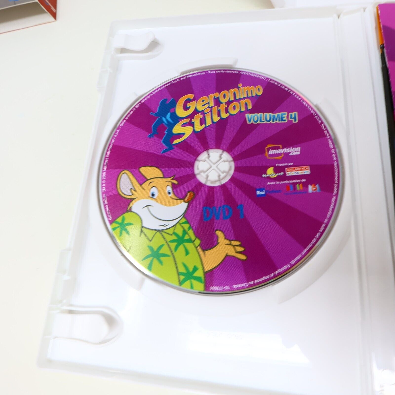 Coffret Geronimo Stilton Saisons 1 & 2 DVD Édition Limitée Testé NTSC Français