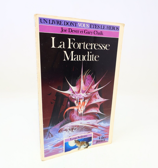 1987 La Forteresse Maudite Loup Solitaire #7 de Joe Dever Gary Chalk LDVELH PB