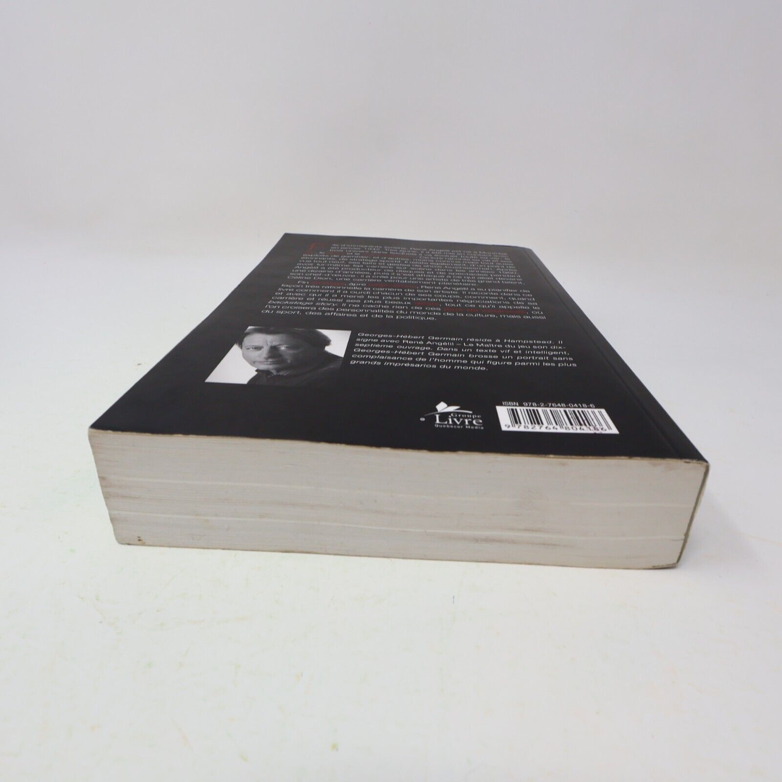 2009 René Angélil le Maître du Jeu Georges-Hébert Germain Biographie Musique PB
