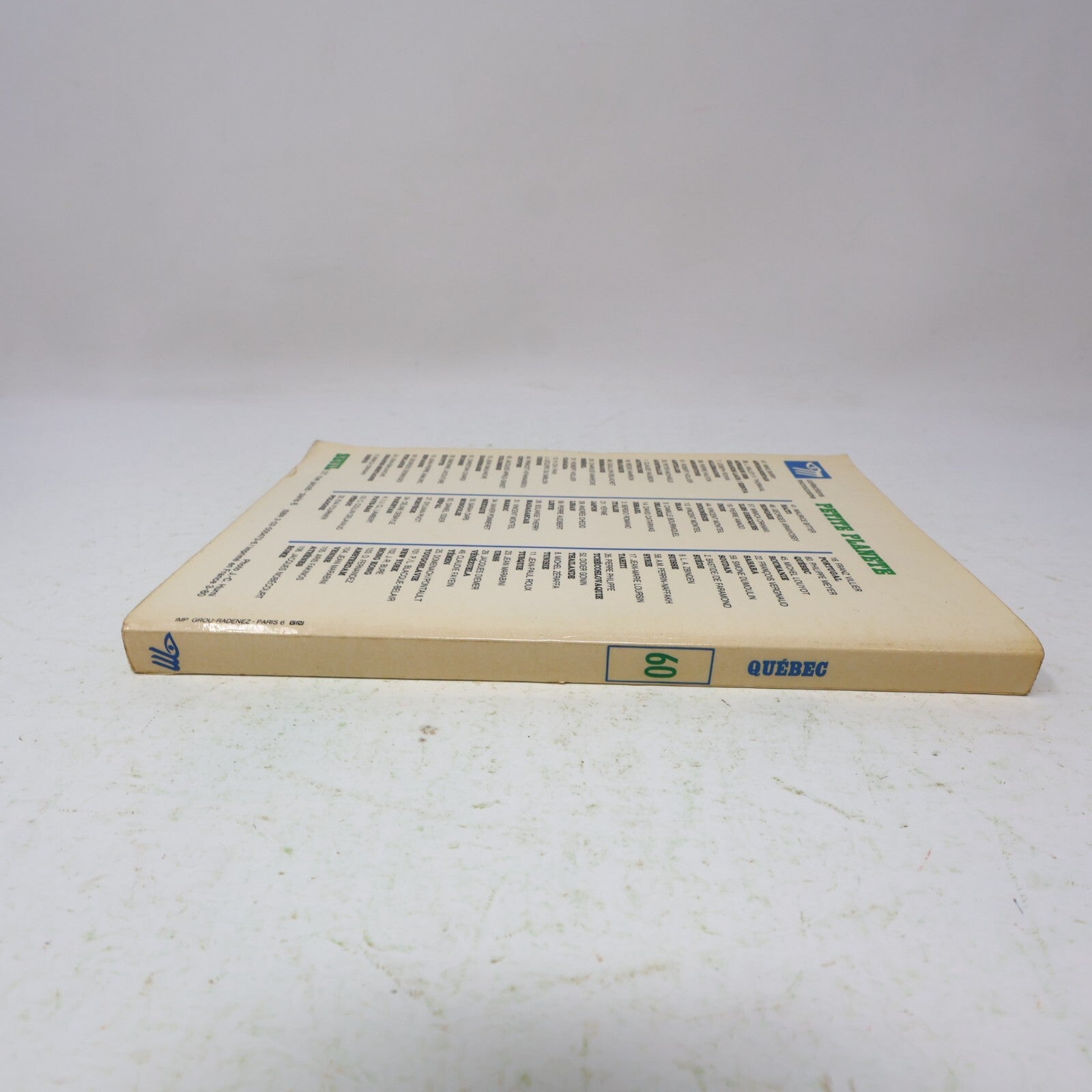1980 Québec Philippe Meyer Collections Microcosme Petite Planète Seuil Français