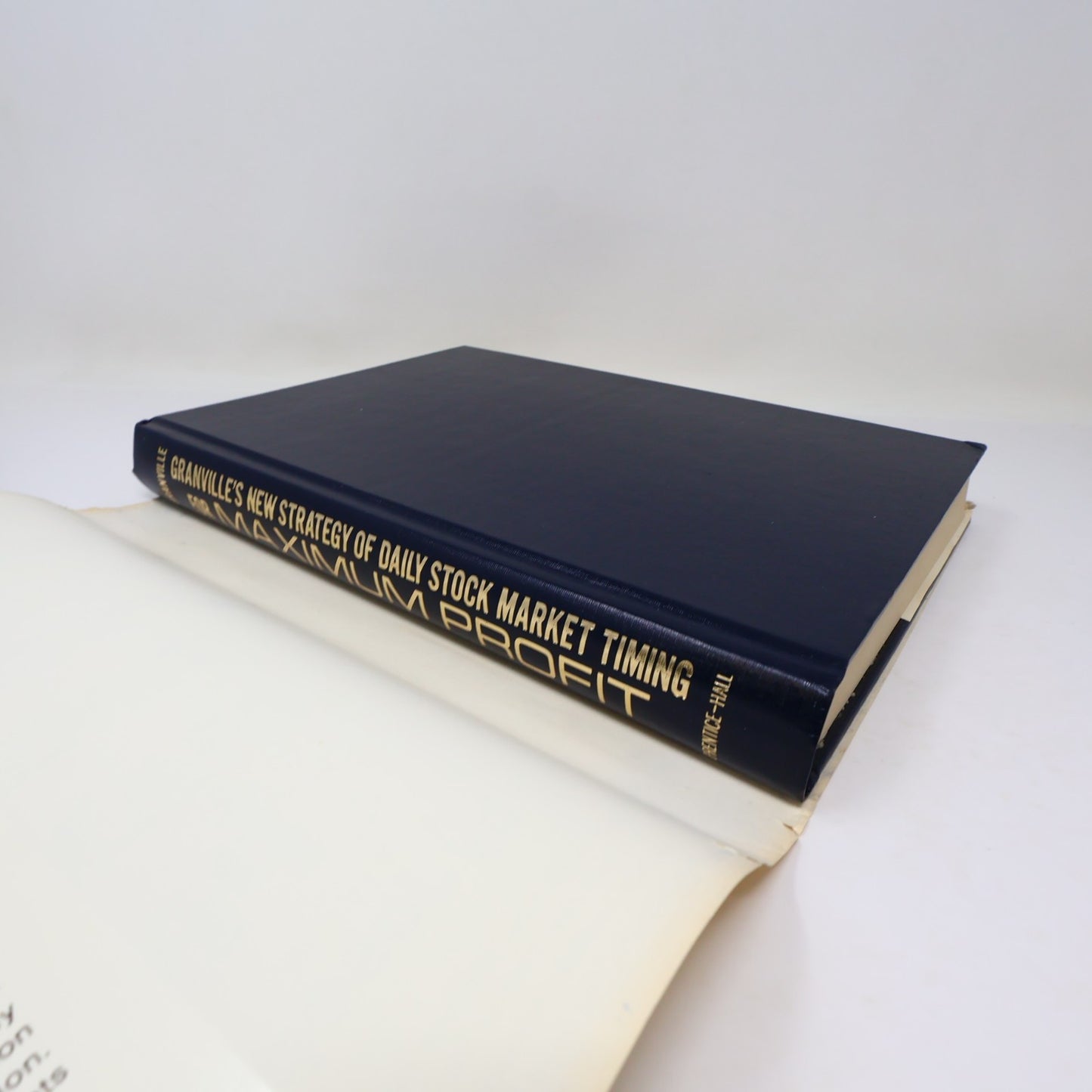 Granville's New Strategy of Daily Stock Market Timing For Maximum Profit 1981 HC