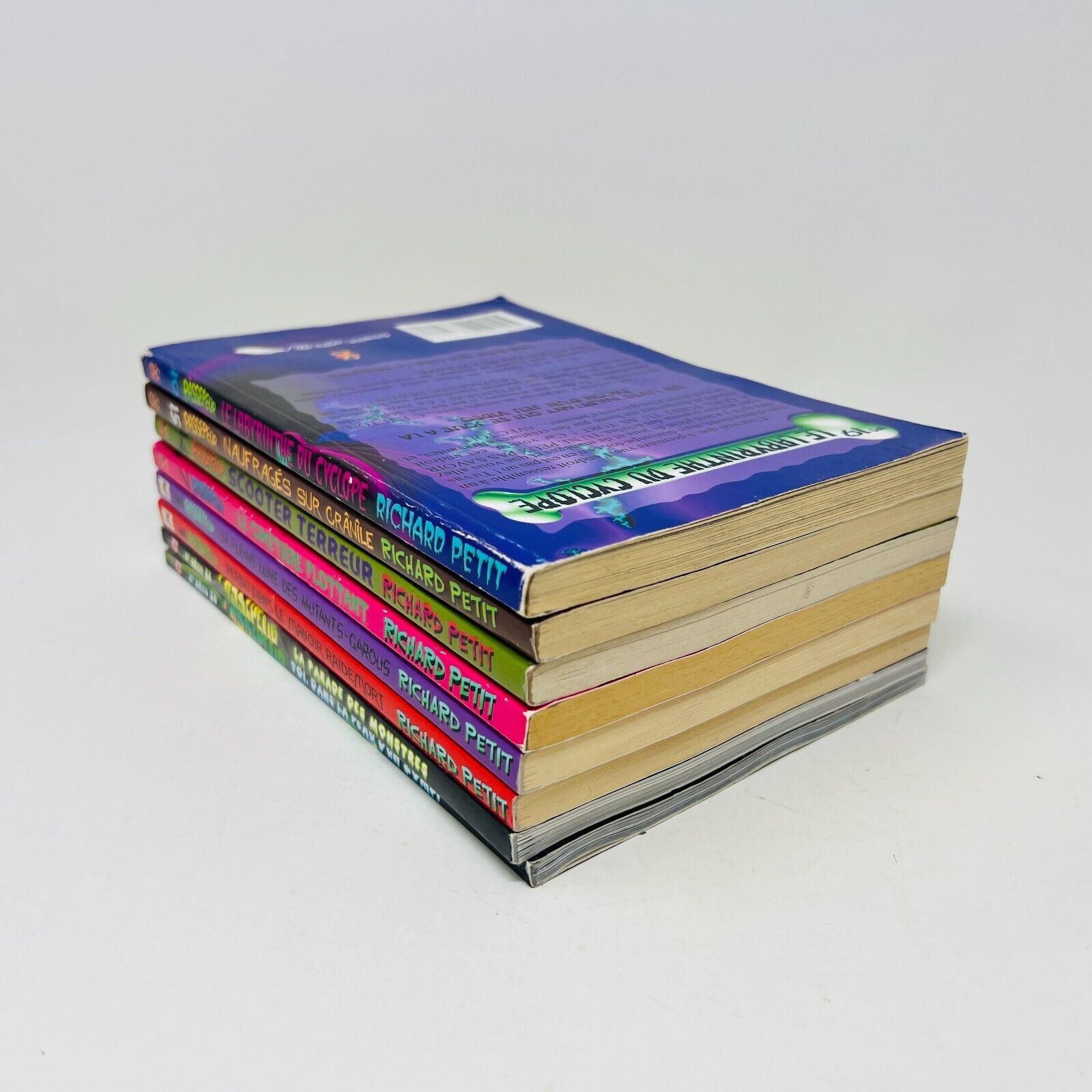 8x Votre Passepeur Horrible Cauchemar/Zéro 2 Livres Signés par Richard Petit Lot