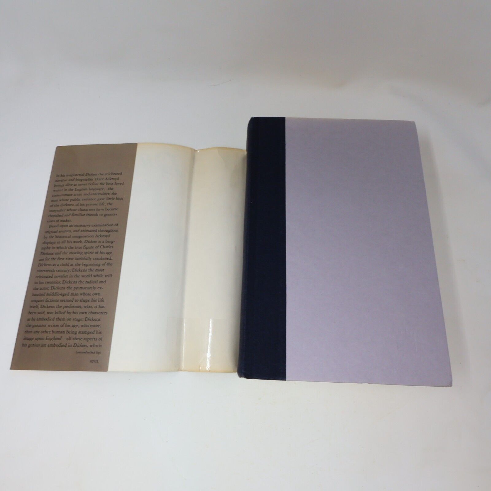 1990 Dickens Peter Ackroyd Harpercollins Hardcover HC Biography Book 90s DJ