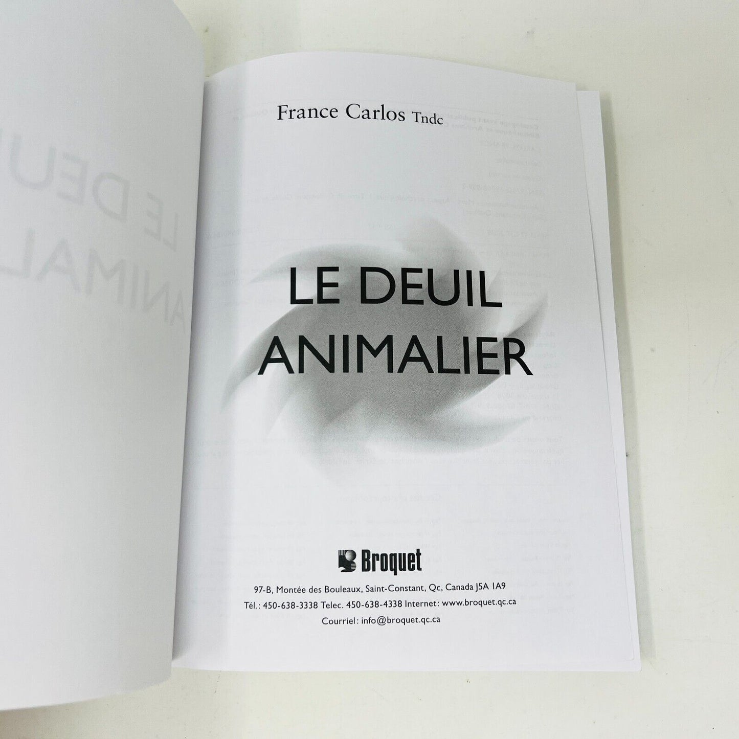 2008 Deuil Animalier Guide de Survie de France Carlos Broquet Chats/Chiens