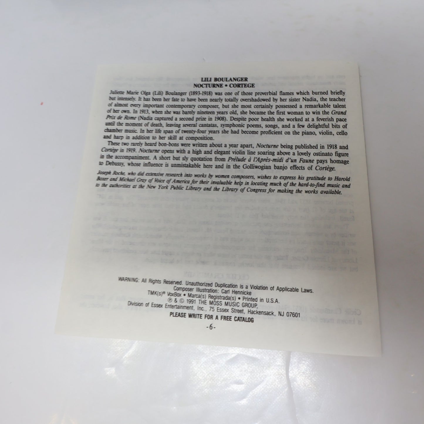 Chamber Works By Women Composers 2 CD Box Set Clara Schumann/Amy Beach/Carreño
