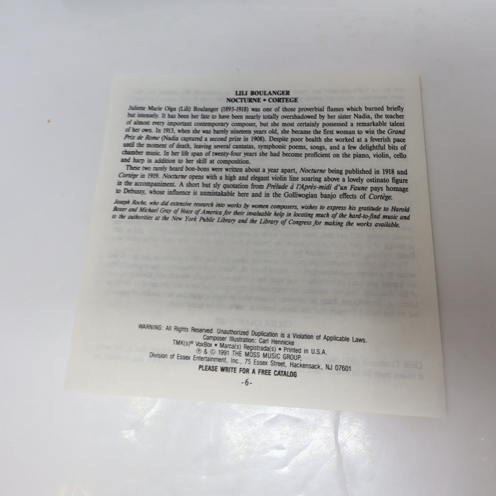 Chamber Works By Women Composers 2 CD Box Set Clara Schumann/Amy Beach/Carreño