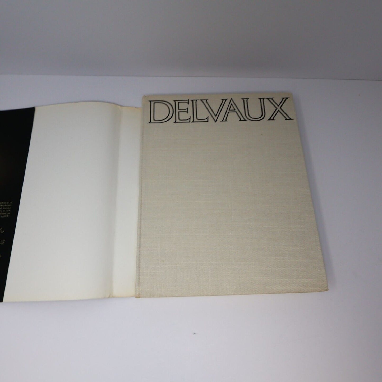 1975 Delvaux Catalogue de l'Oeuvre Peint de Michel Butor Hardcover HC Cosmos Art