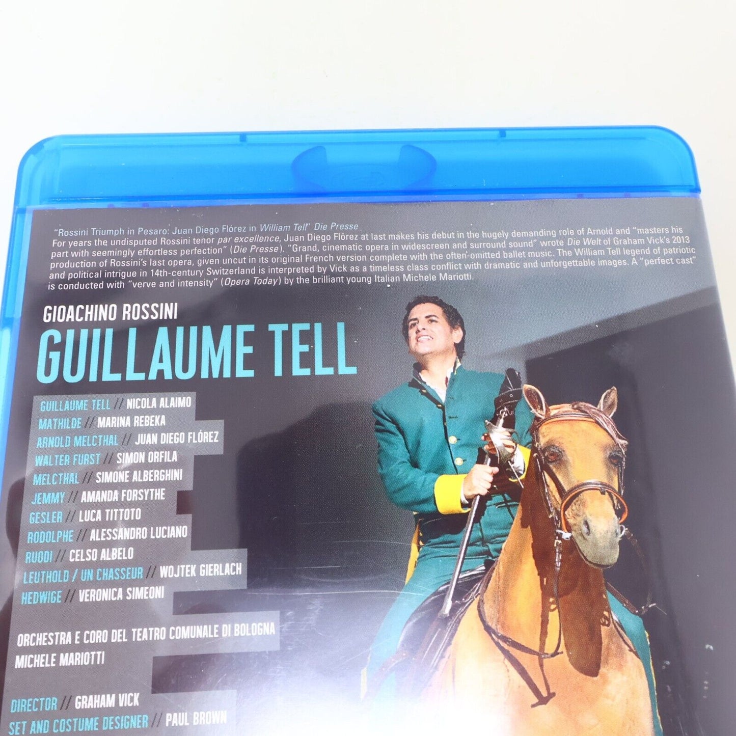 Rossini Guillaume Tell Blu-ray 2015 Tested Teatro Comunale Di Bologna Mariotti
