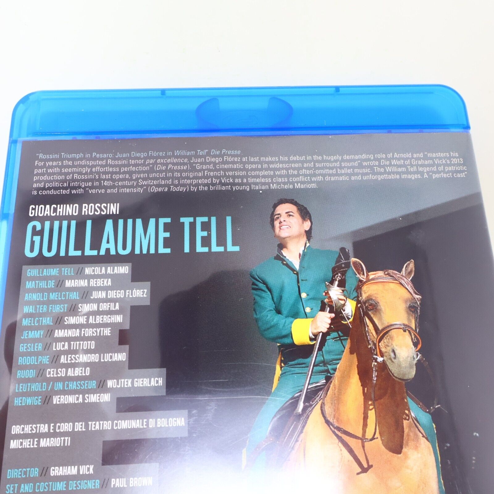 Rossini Guillaume Tell Blu-ray 2015 Tested Teatro Comunale Di Bologna Mariotti
