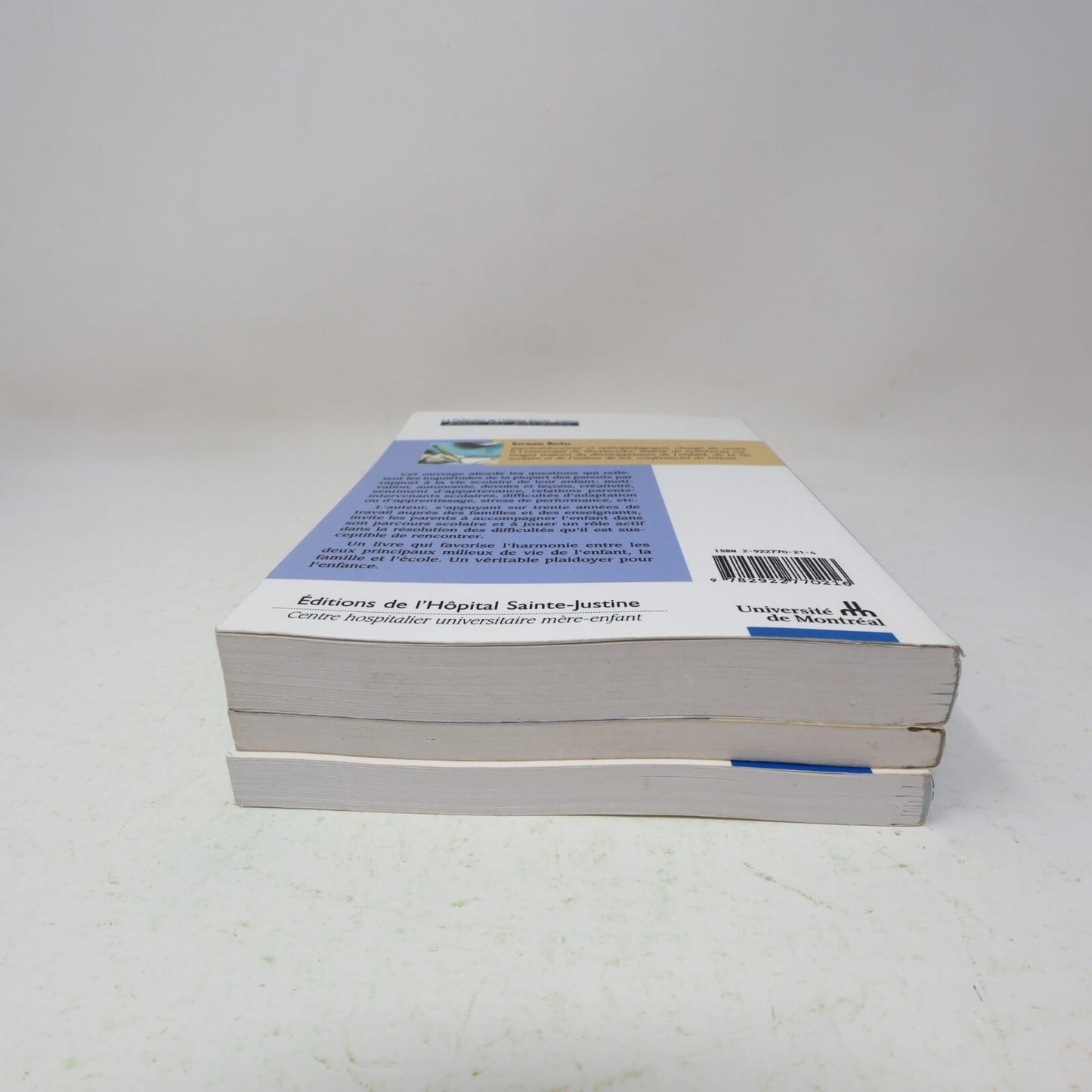 Lot 3 Livres Éducation Parentalité Troubles d'Apprentissage Sainte-Justine