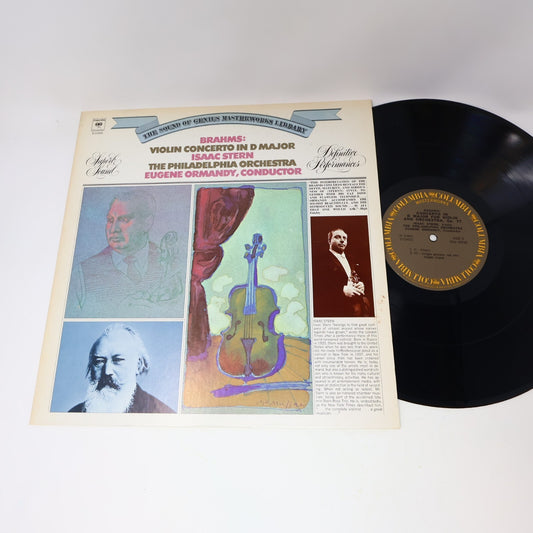 Isaac Stern Brahms Ormandy Violin Concerto In D Major 1973 Record Vinyl M 31836