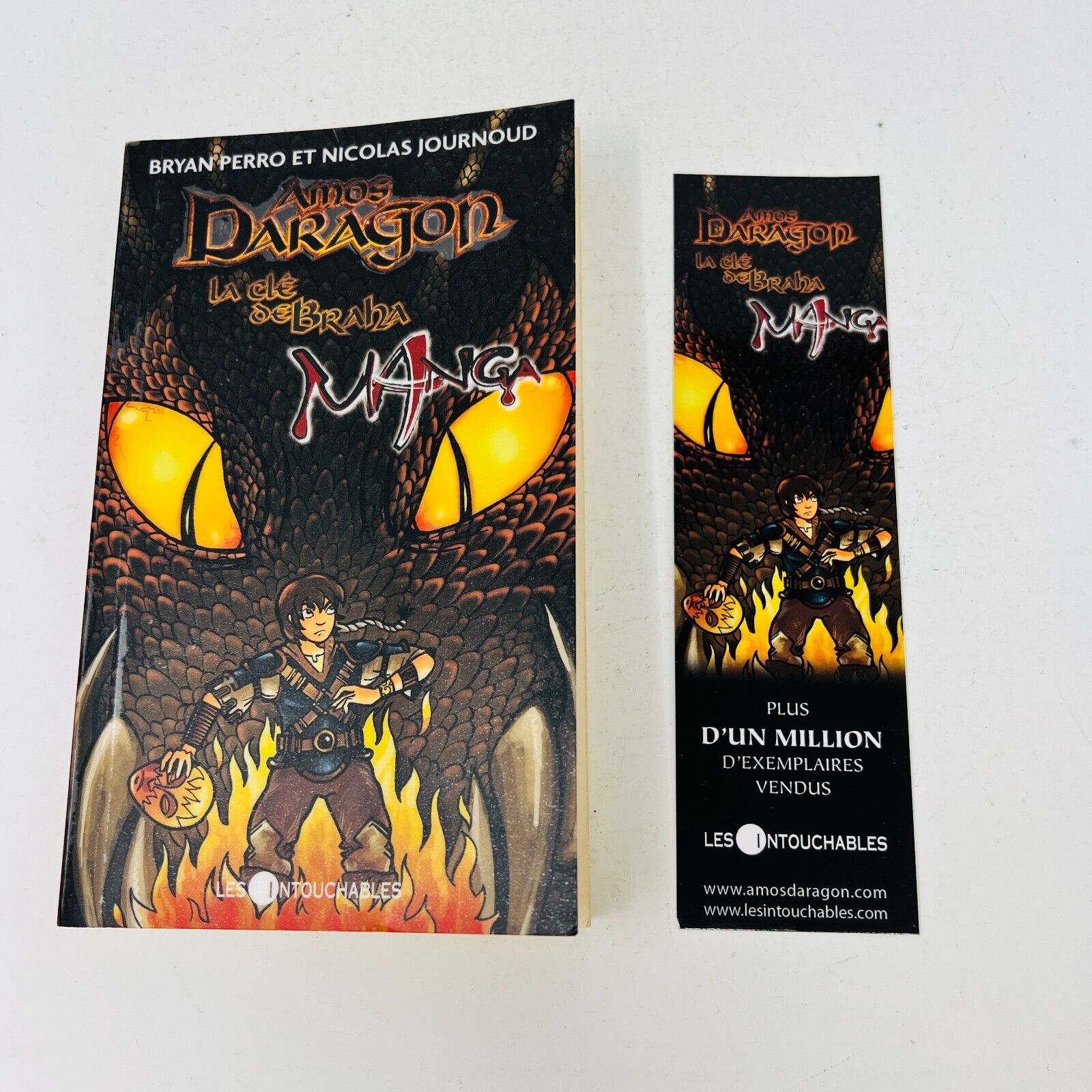 Amos Daragon Mangas #1-3 Les Intouchables Lot Bryan Perro Porteur de Masques