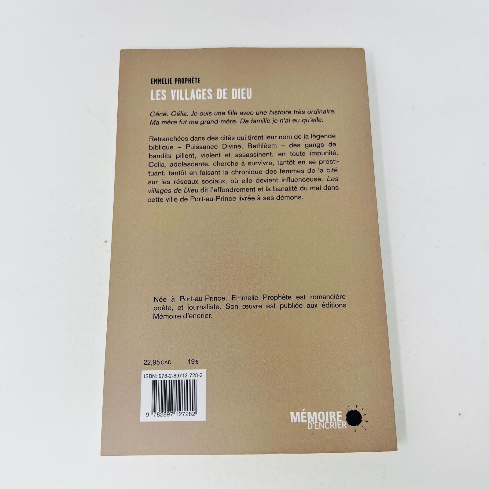 2020 Les Villages de Dieu de Emmelie Prophète Haiti Fiction Français Livre PB
