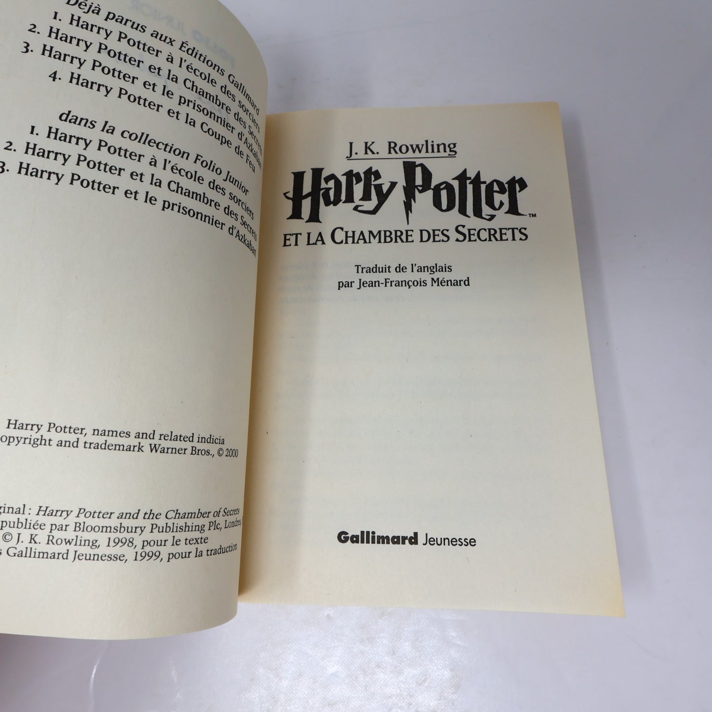Harry Potter Coffret #1-3 École des Sorciers/Chambre des Secrets/Azkaban Rowling