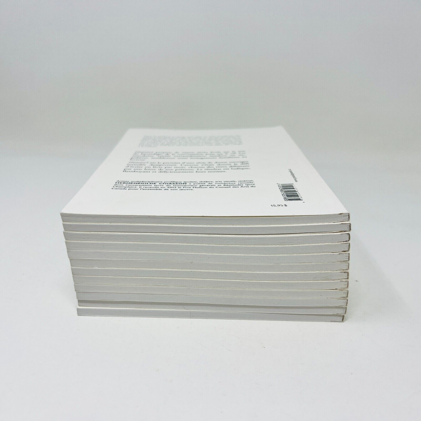 2014 Coffret Autoportrait de Herménégilde Chiasson 12 Livres & Estampe Numérotée