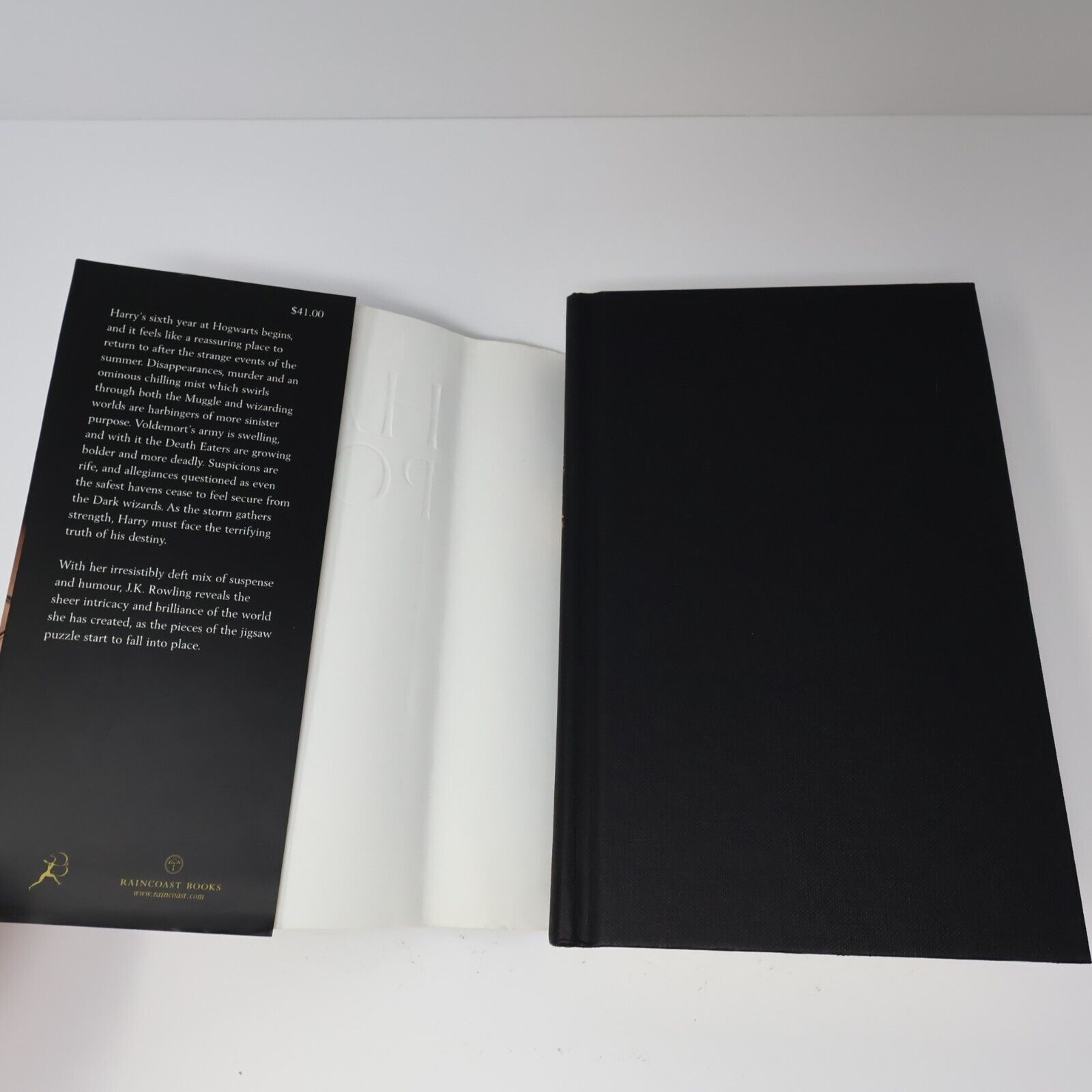 2005 Harry Potter and the Half-Blood Prince by J. K. Rowling Fantasy Black Cover