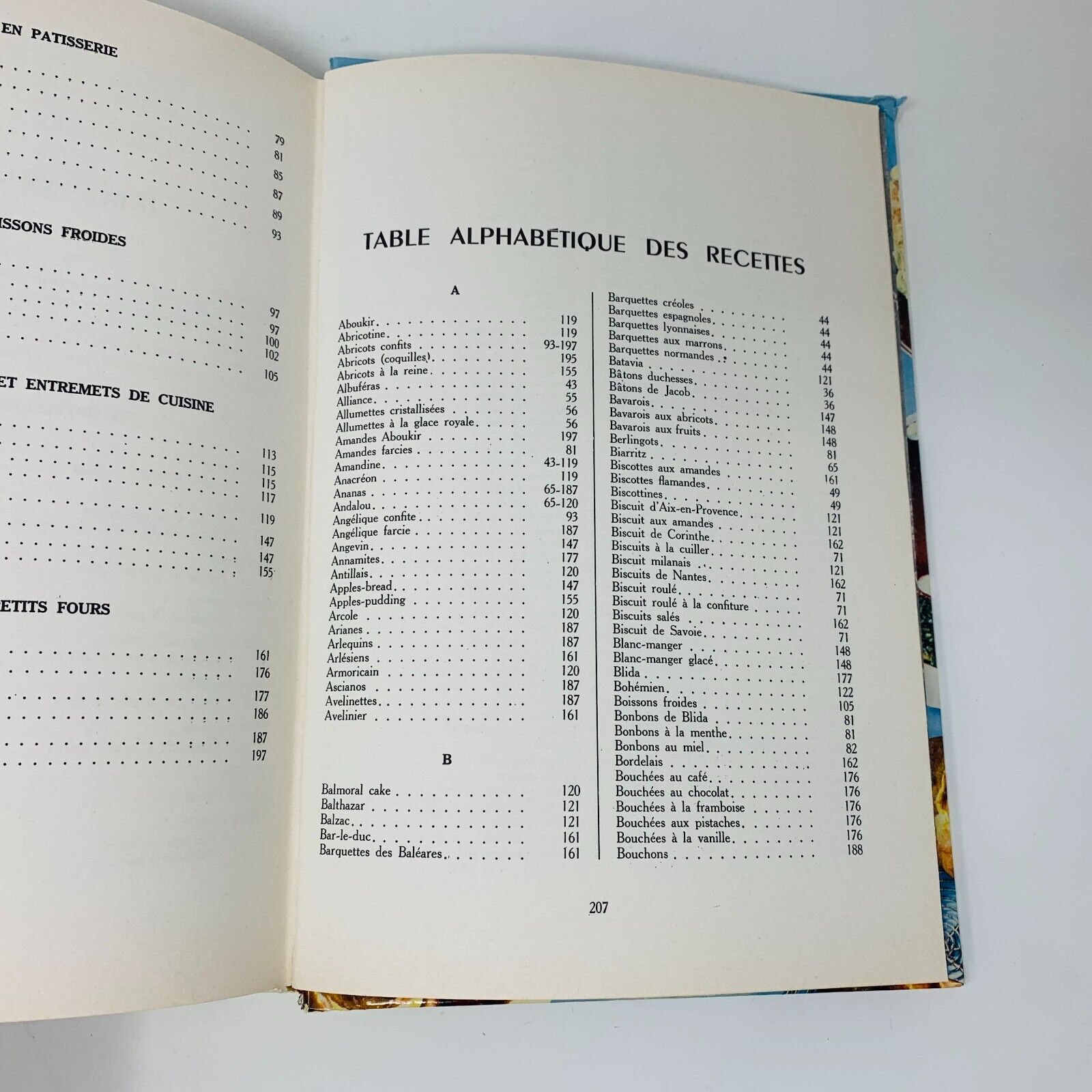 1958 Patisserie Familiale Flammarion Livre de Recettes Cuisine Pasquet Français