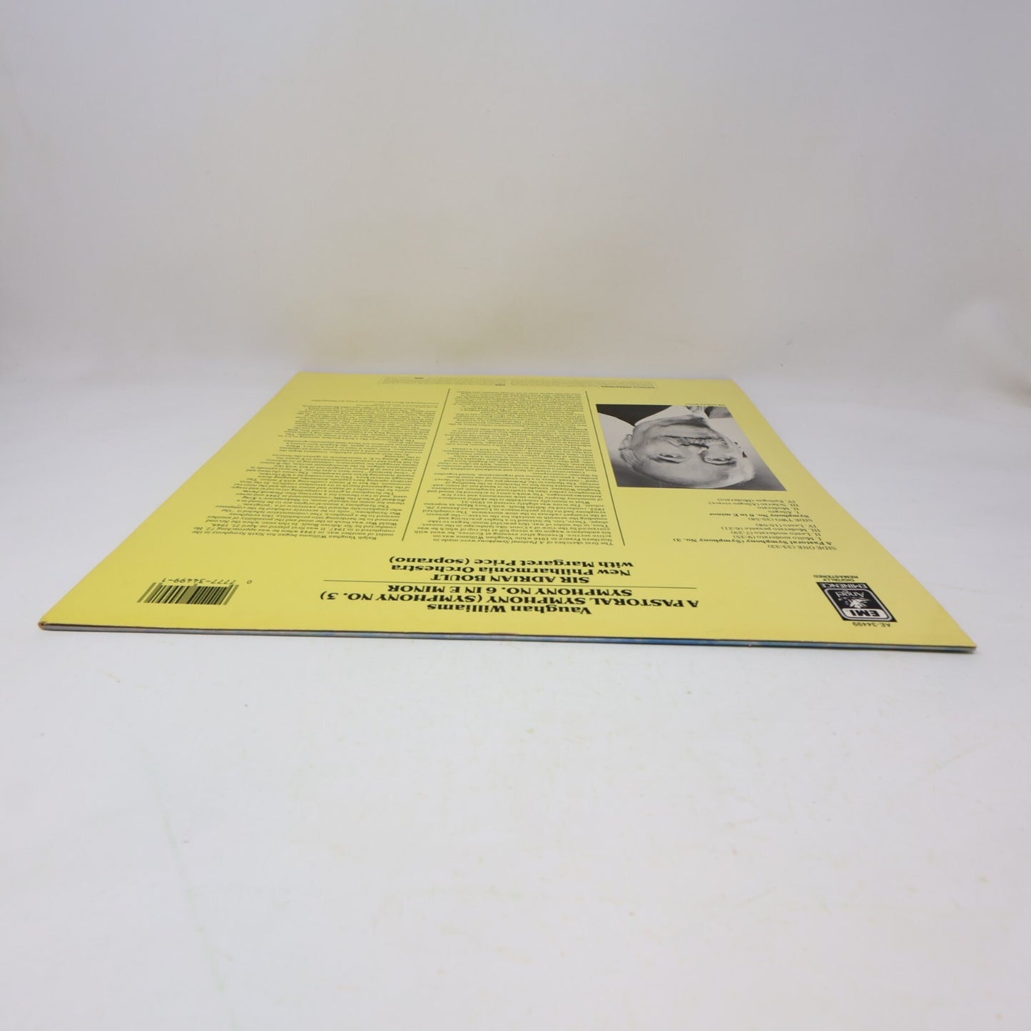 Sir Adrian Boult Vaughan Williams Margaret Price Pastoral Record Vinyl AE-34499