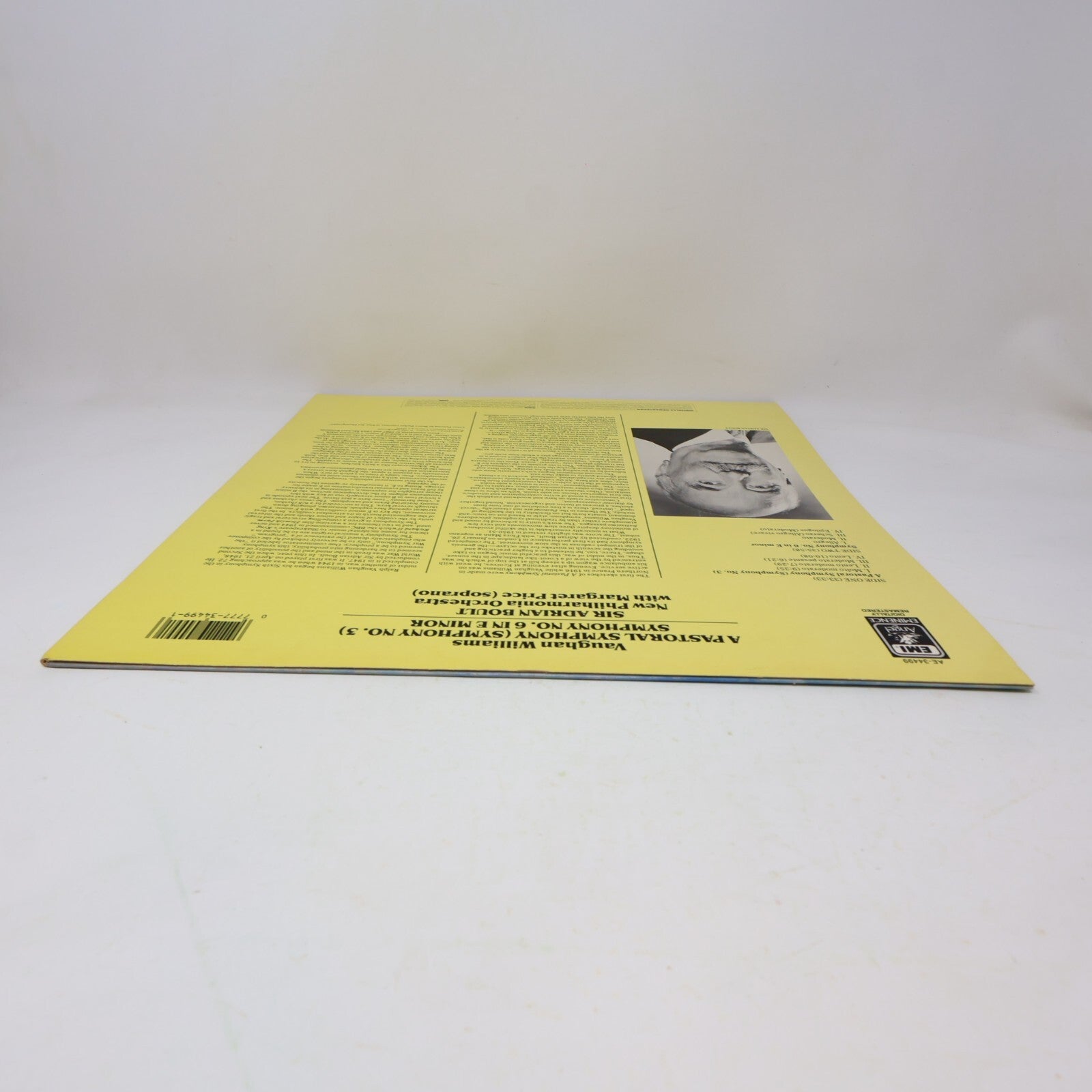 Sir Adrian Boult Vaughan Williams Margaret Price Pastoral Record Vinyl AE-34499