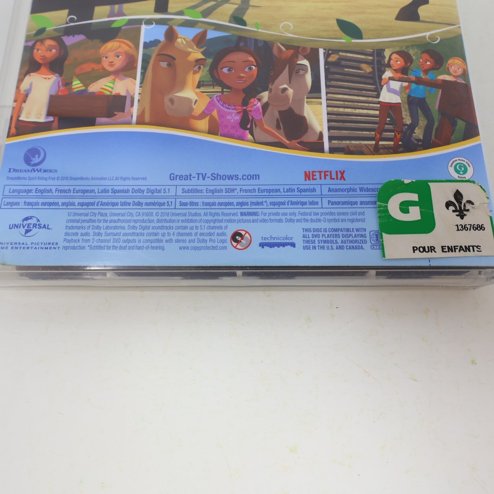 Spirit Riding Free Seasons #1-8 Lot 2 DVD Complete Series NTSC Tested DreamWorks