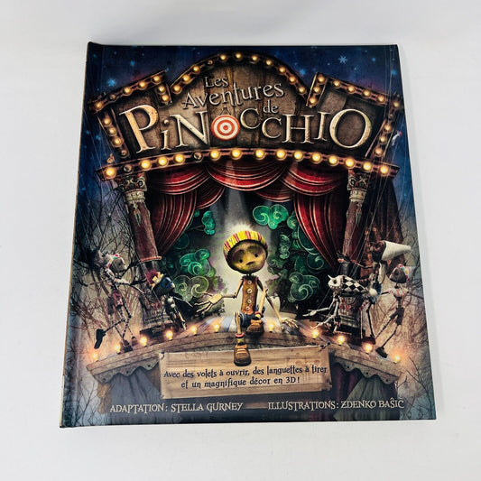 2011 Les Aventures de Pinocchio de Stella Gurney Français Hurtubise Enfants HC