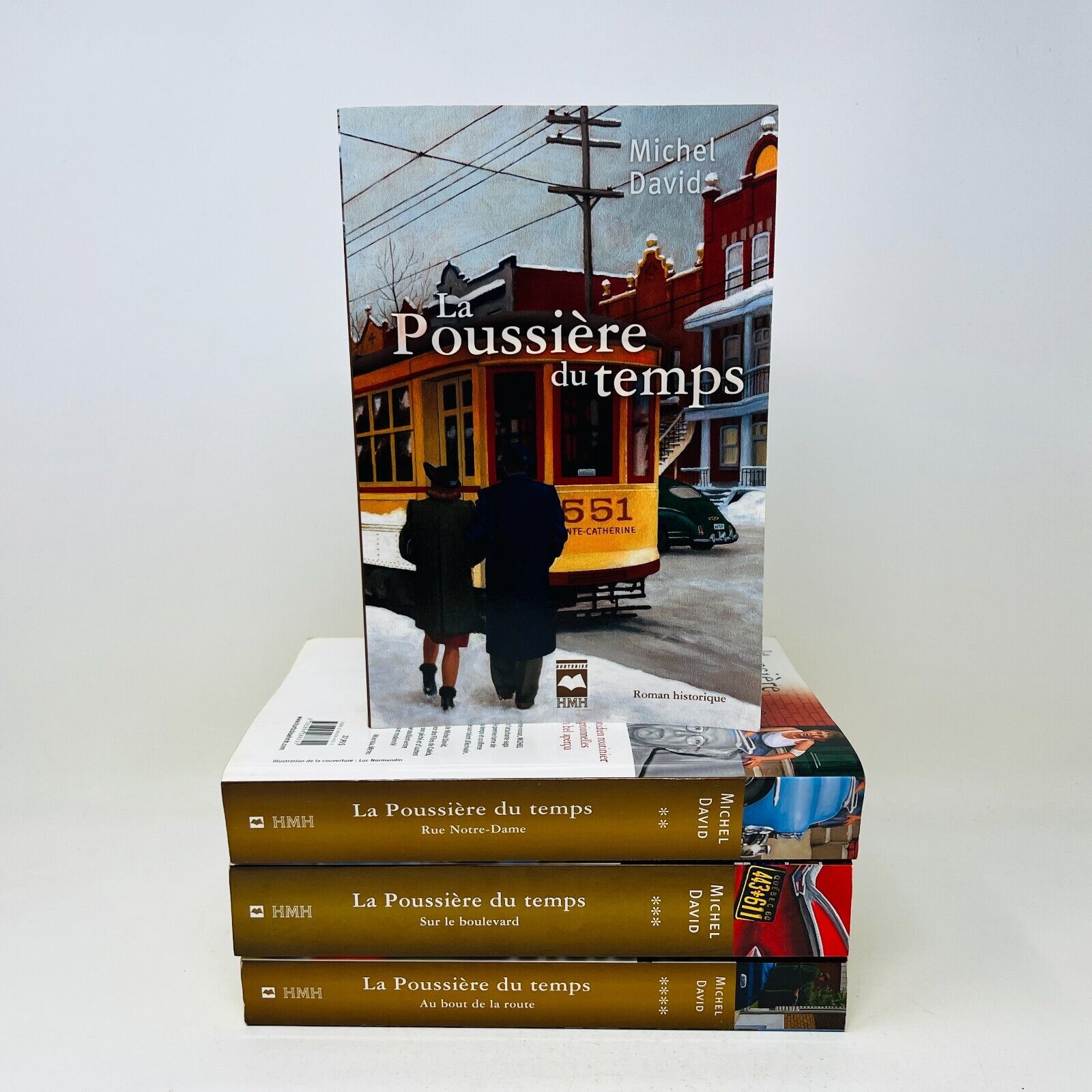 La Poussière du Temps #1-4 Michel David Série Complète Set Lot 4 Livres Français