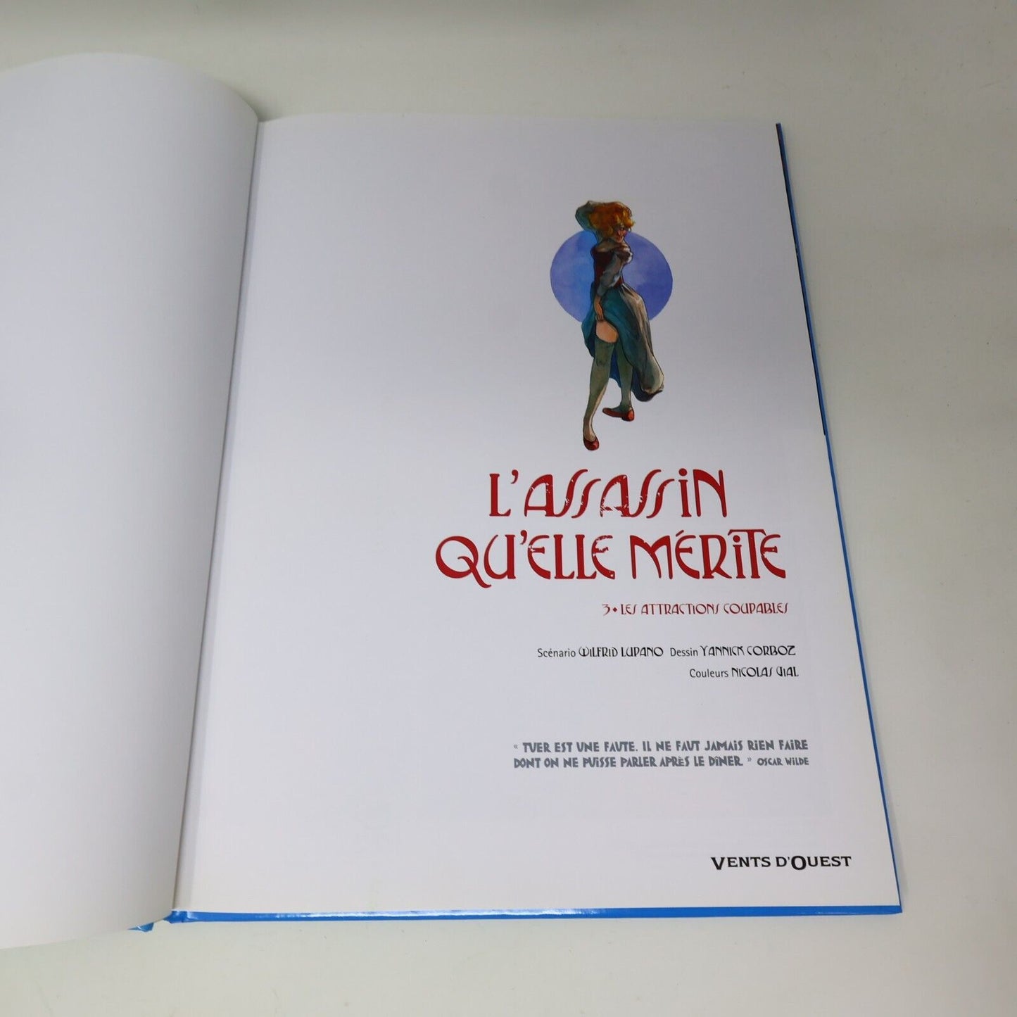 2014 Lupano/Corboz L'Assassin qu'elle Mérite #3 Les Attractions Coupables Glénat