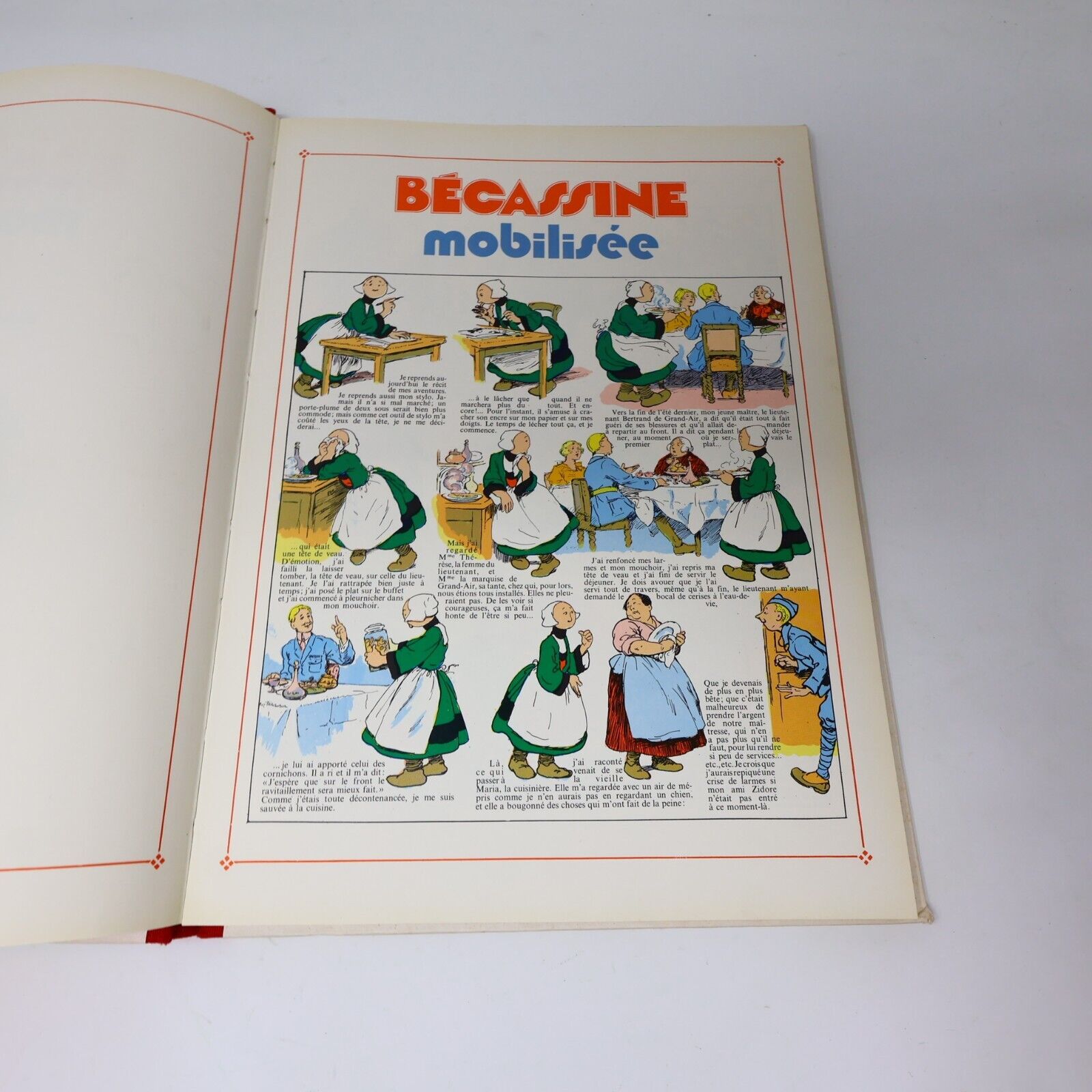 Bécassine Mobilisée Voyage Neige Lot 3 Bandes dessinées Caumery Français 80s HC