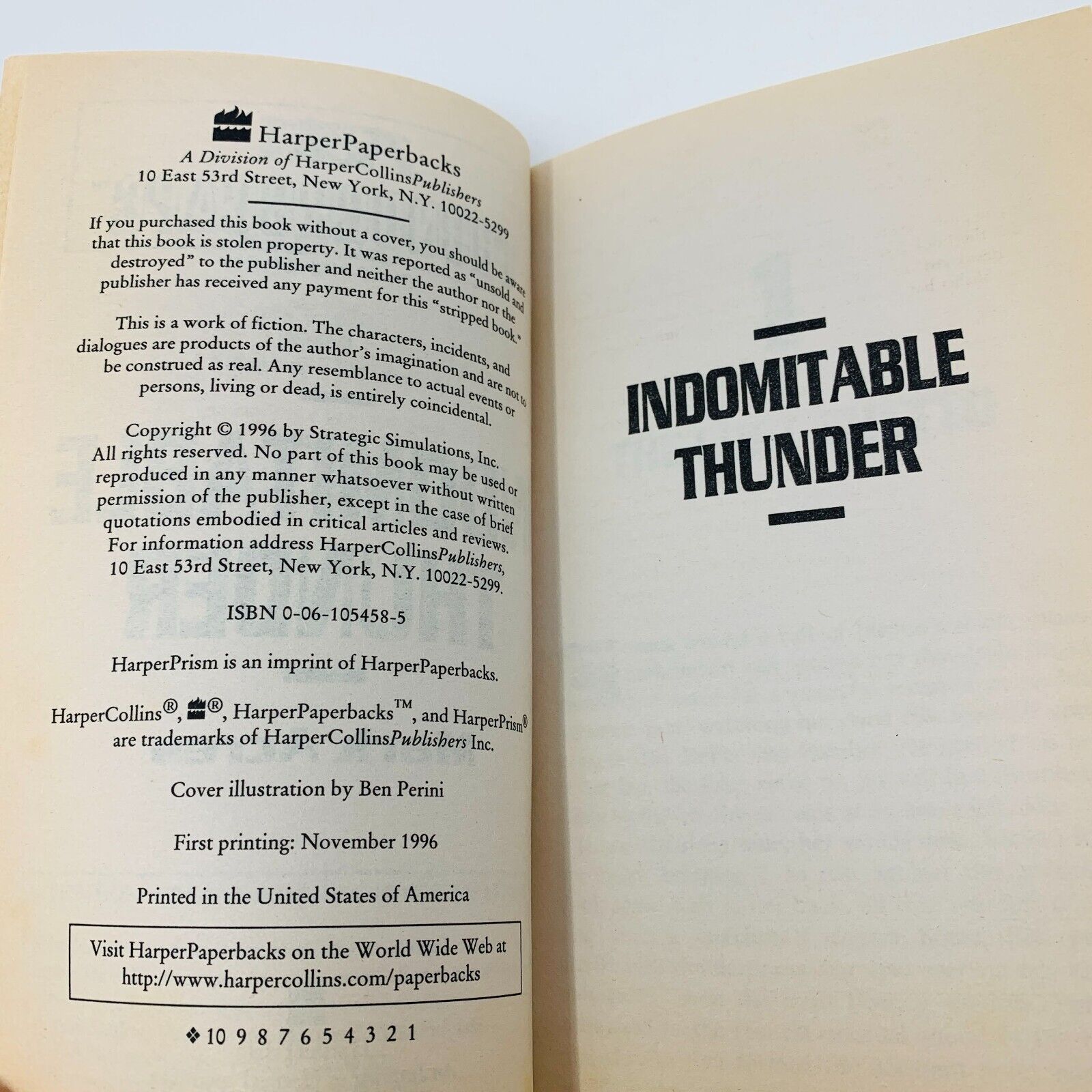 1996 Thunderscape Indomitable Thunder World of Aden by Mark Acres SSI 1st Print
