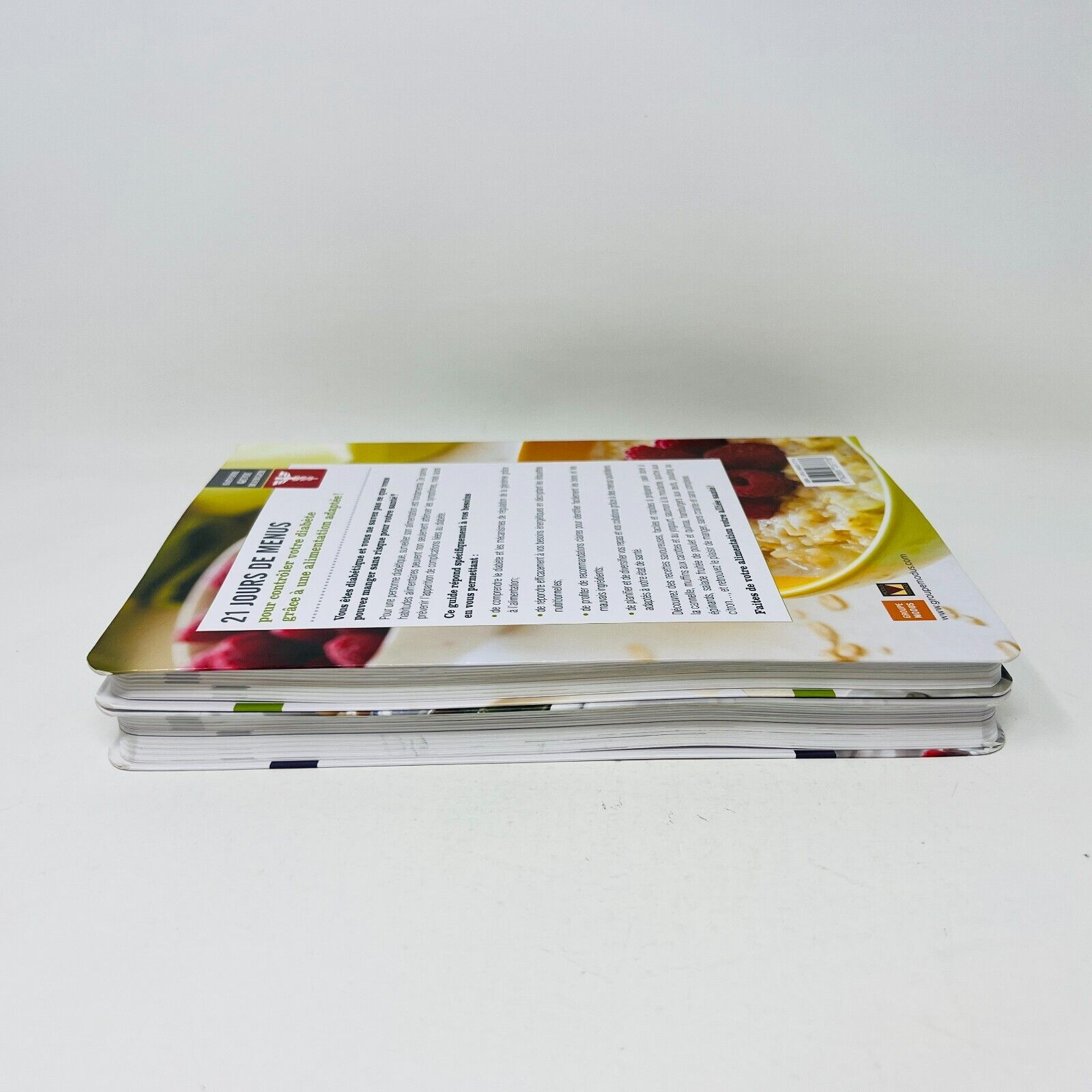 Lot de Livres Savoir Quoi Manger Maigrir/Diabète 21 Jours Menus Cuisine Recettes