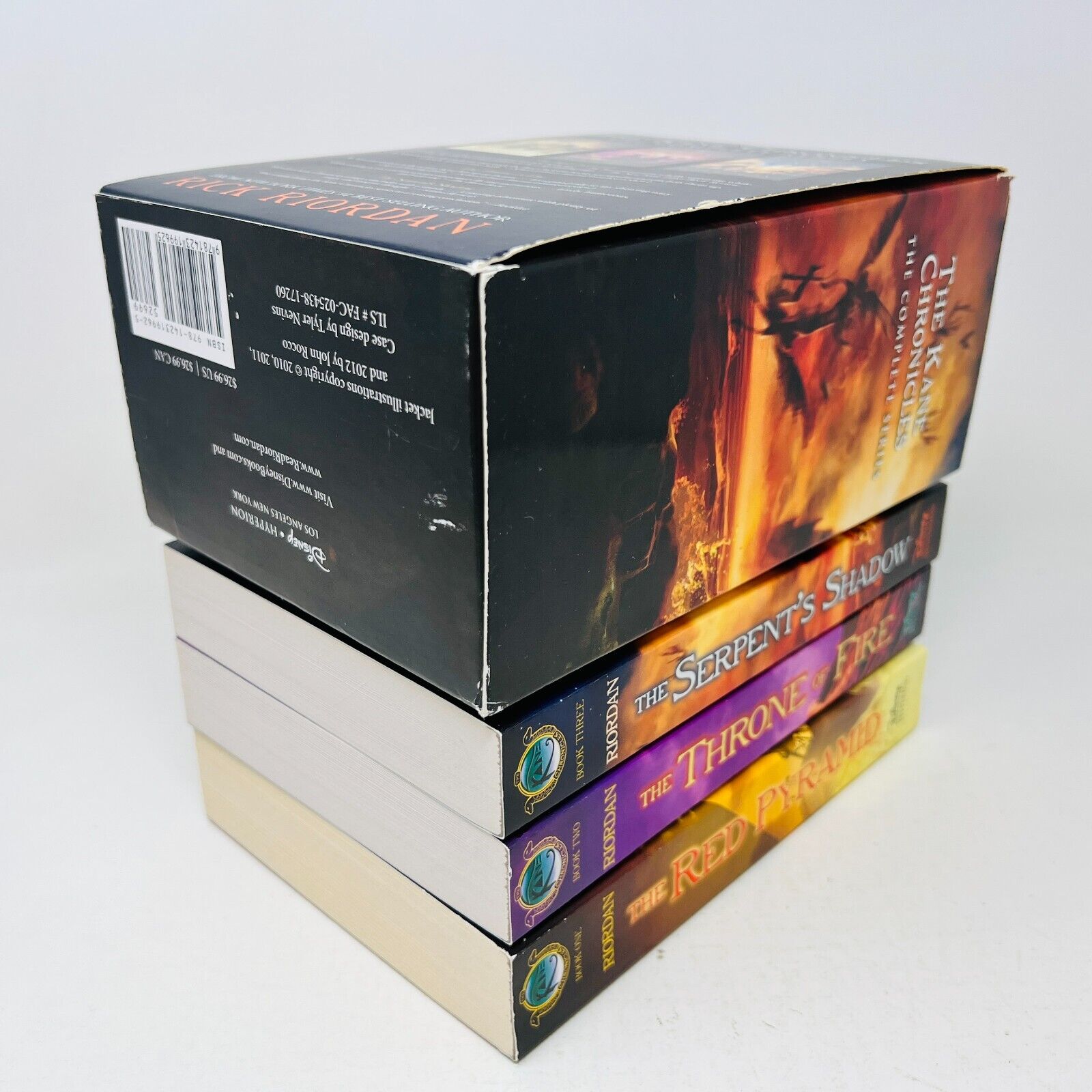 2013 The Kane Chronicles Complete Series Hyperion Box Set by Rick Riordan PB