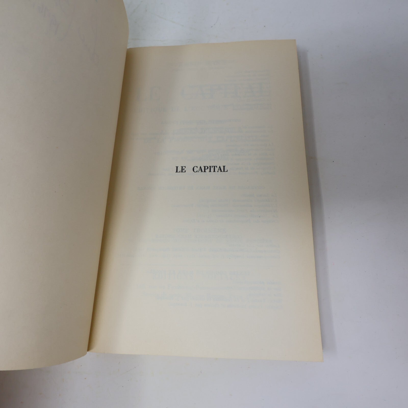 Le Capital #1-8 Lot 9 Livres Karl Marx Éditions Sociales Série Complète Français