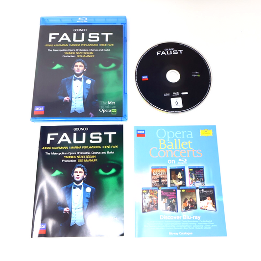 Gounod Faust Blu-Ray Jonas Kaufmann Yannick Nézet-Séguin Metropolitan Opera HD