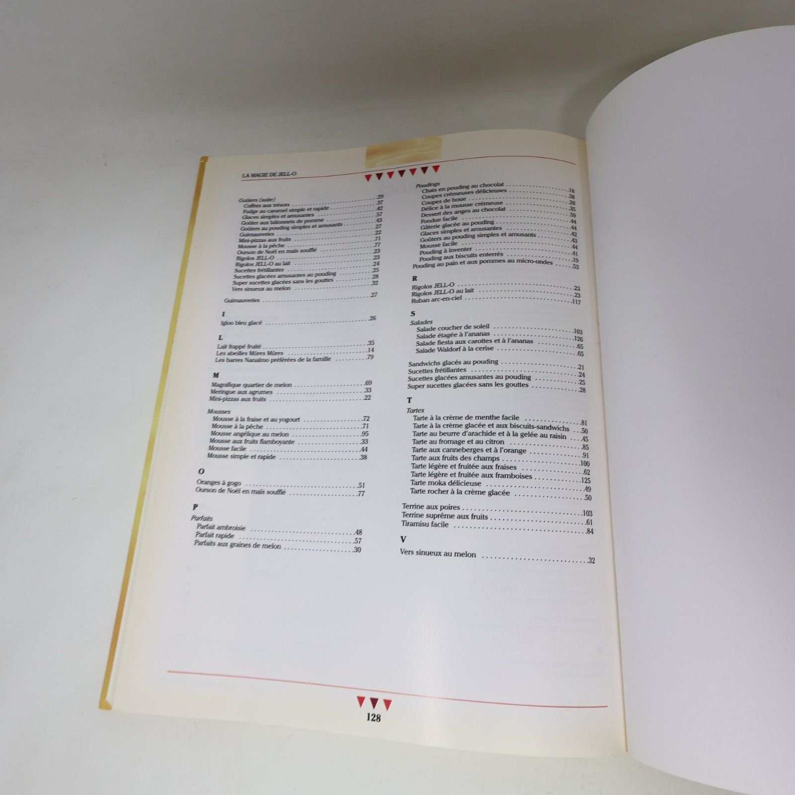 1997 La Magie de Jell-O Desserts et Goûters 100 Recettes Cuisine Boyer/Gingras