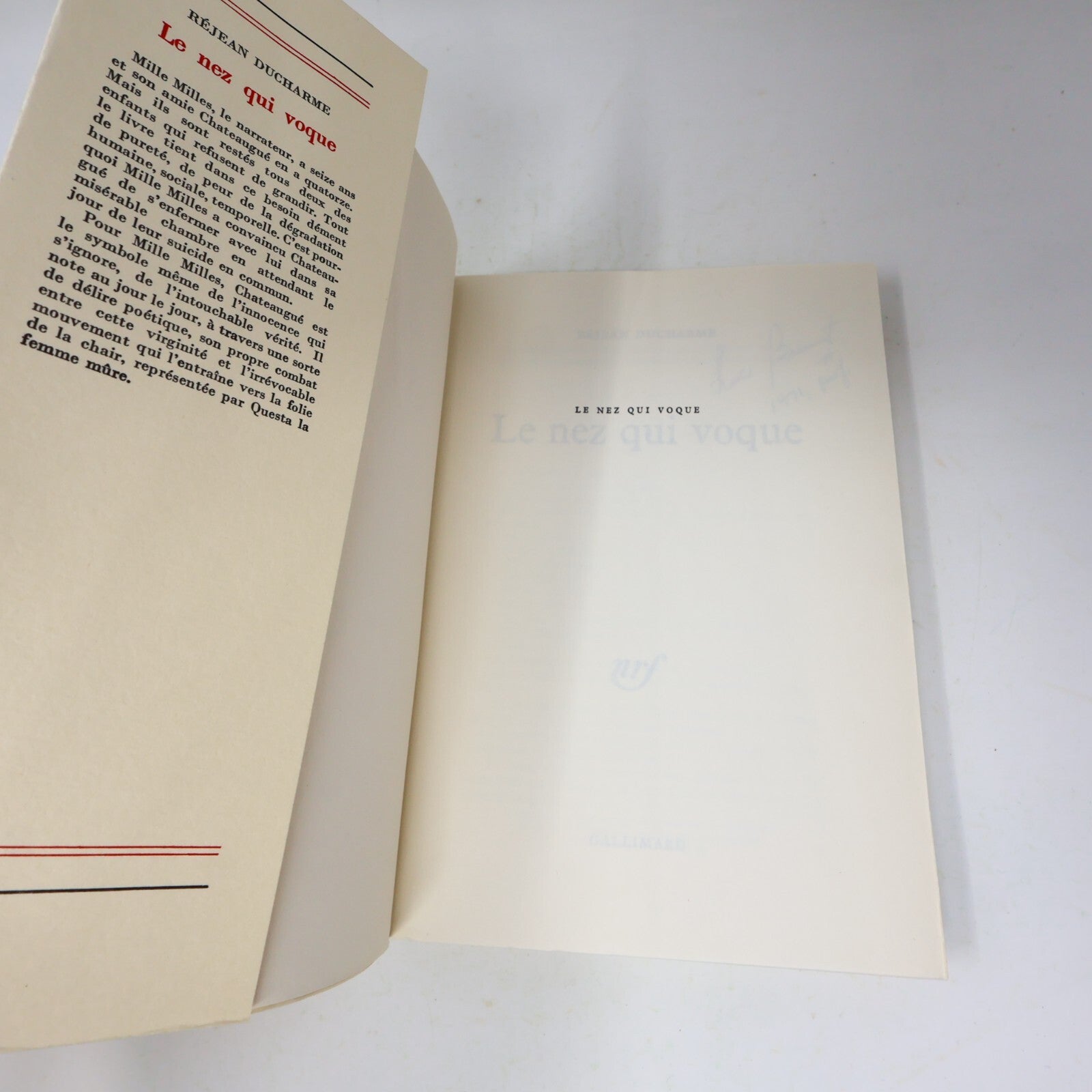 Réjean Ducharme Lot 5 Livres L'Hiver de Force/Dévadé/Nez qui Voque/Va Savoir PB