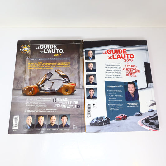 Le Guide de l'Auto 2017/2018 Lot 2 Livres Duquet/Gélinas Transports Automobile