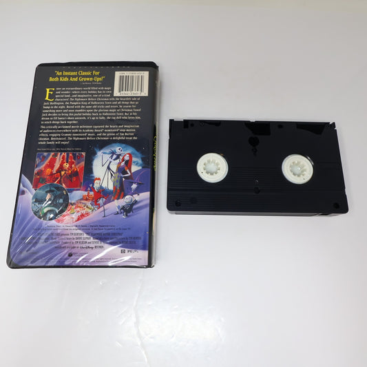 Tim Burton's The Nightmare Before Christmas VHS NTSC Touchstone PG 1994 Tested