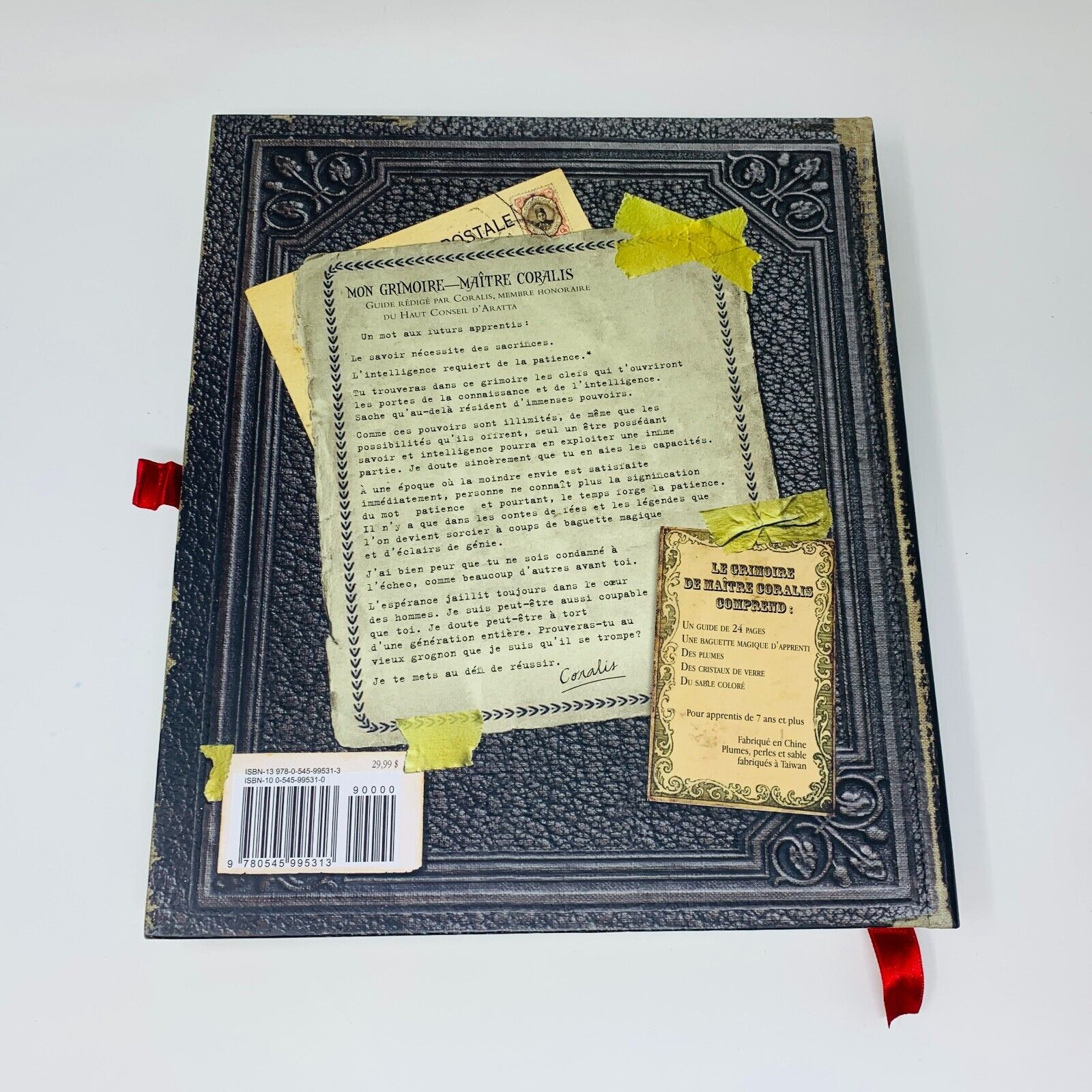 2007 Mon Grimoire Maître Coralis Scholastic Enfants Français Ed Masessa French