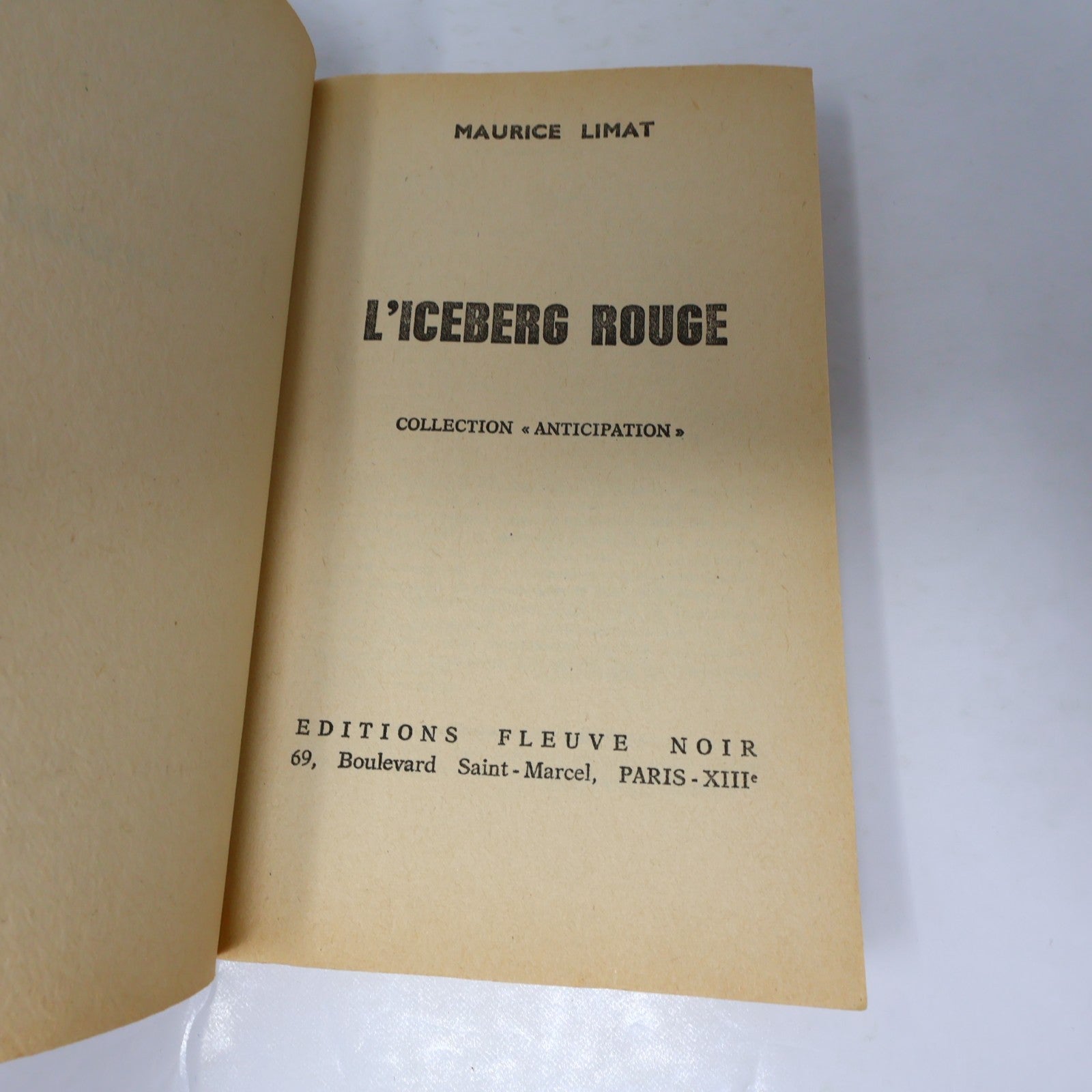 Anticipation Lot 11 Livres Fleuve Noir L'Iceberg Rouge/Métamorphose French 70s