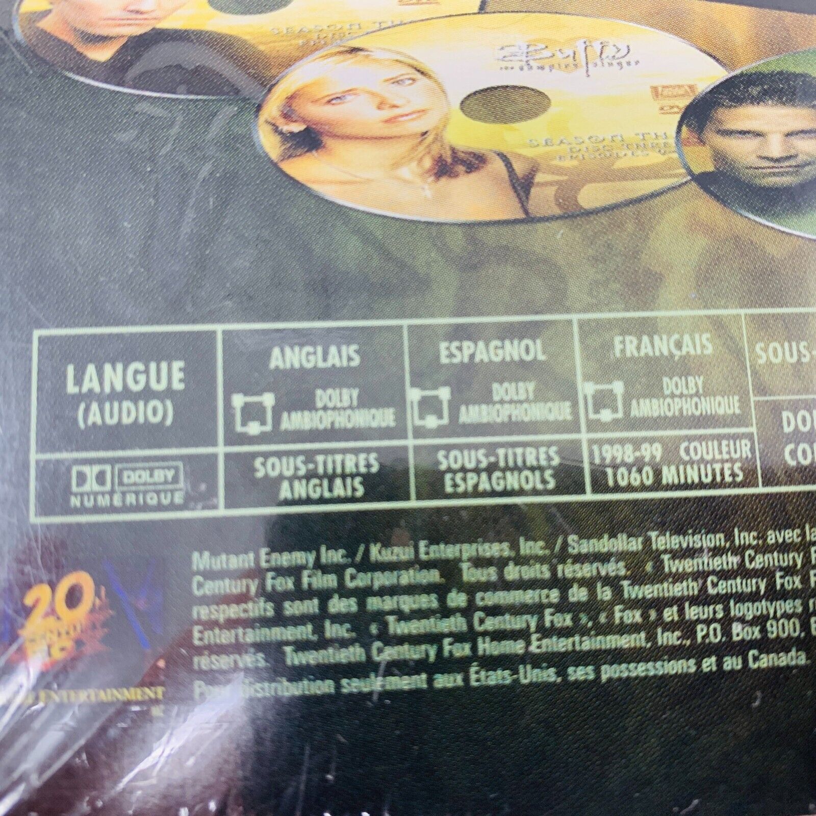 Buffy Contre les Vampires The Vampire Slayer Saison 3 DVD Édition Collectionneur