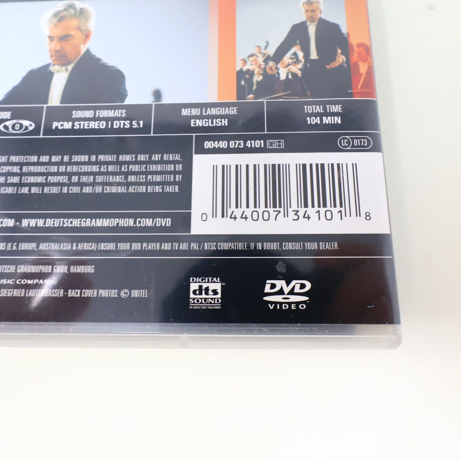 Herbert von Karajan Beethoven Symphonies #1-2-3 Berliner Philharmoniker DVD NTSC