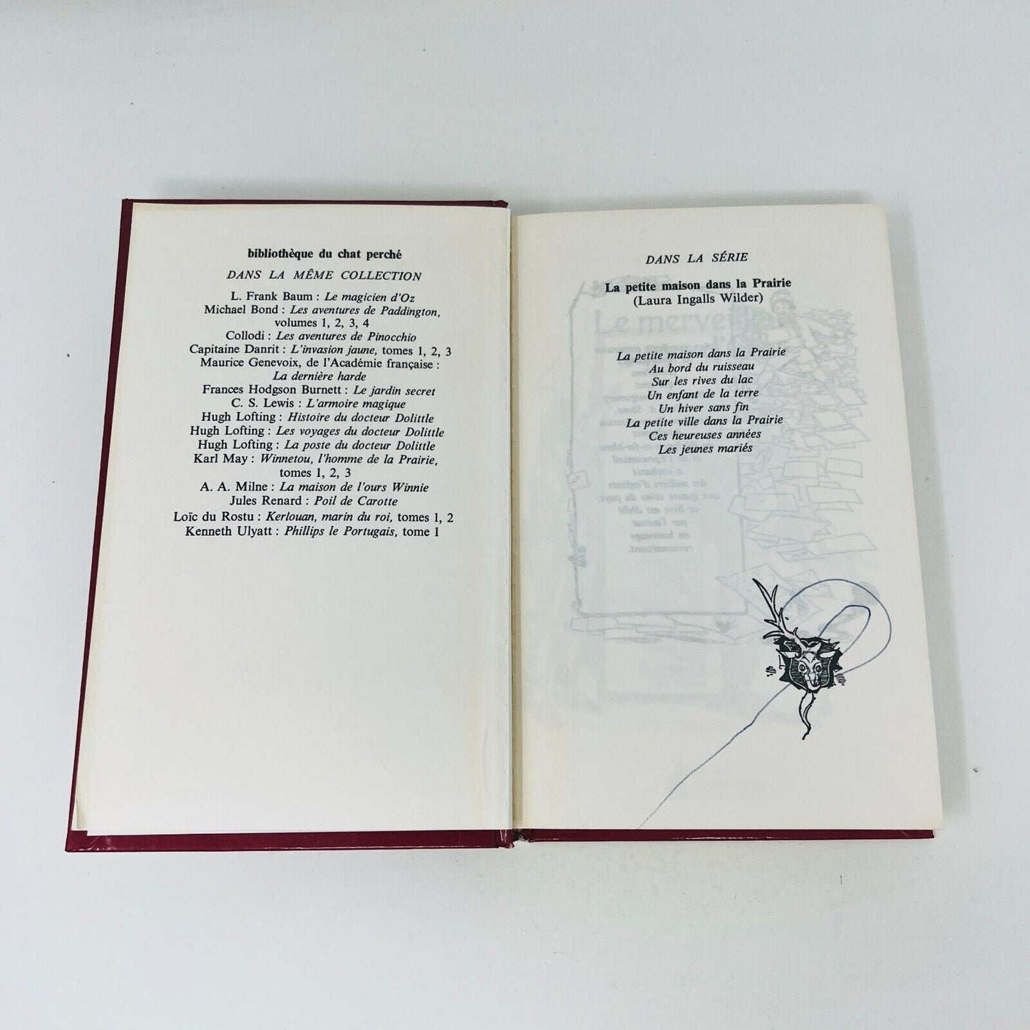 5x Bibliothèque du Chat Perché Oz Peter Pan Docteur Dolittle Lot Livres Français