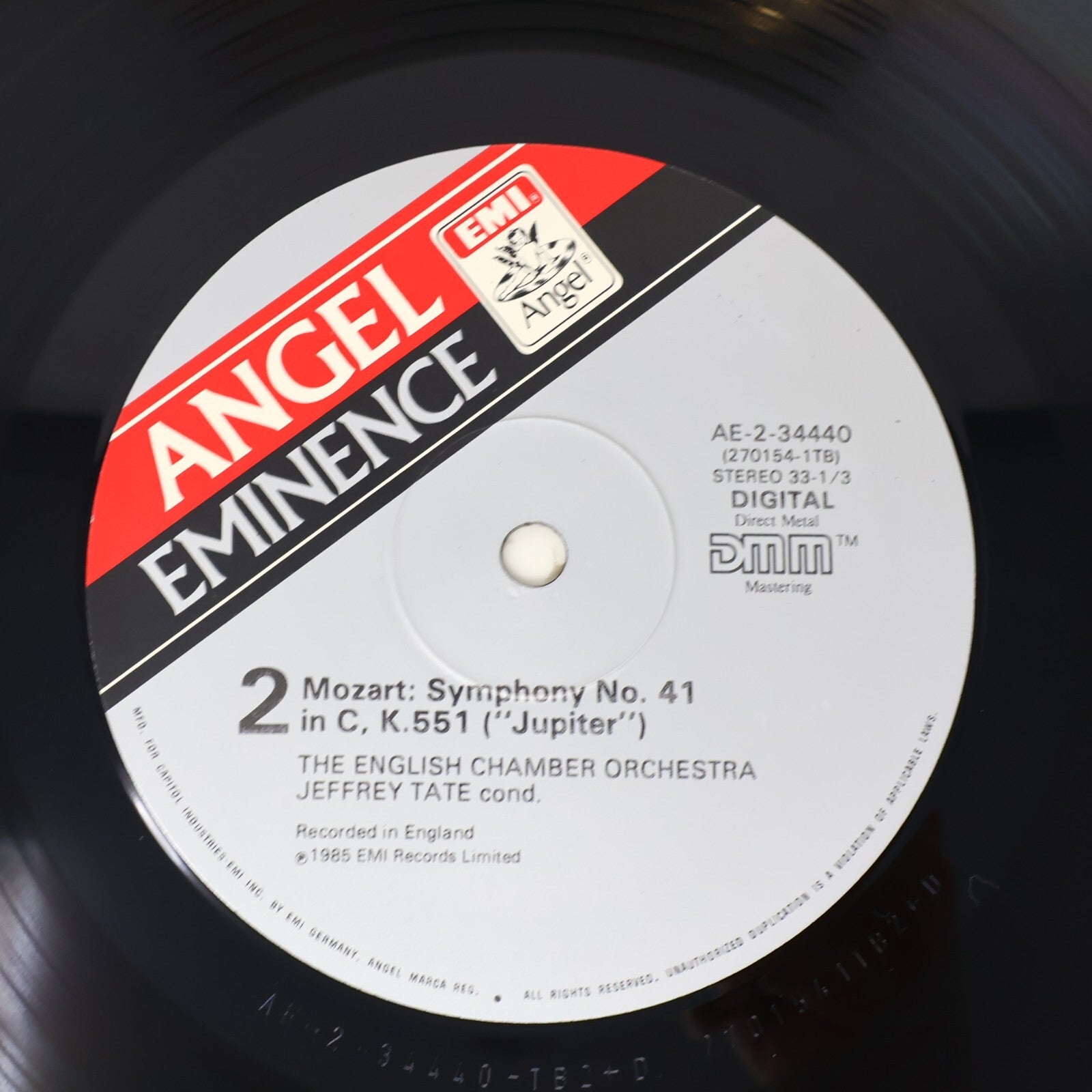 Jeffrey Tate English Chamber Orchestra Mozart Symphony 40-41 LP Record AE-344440