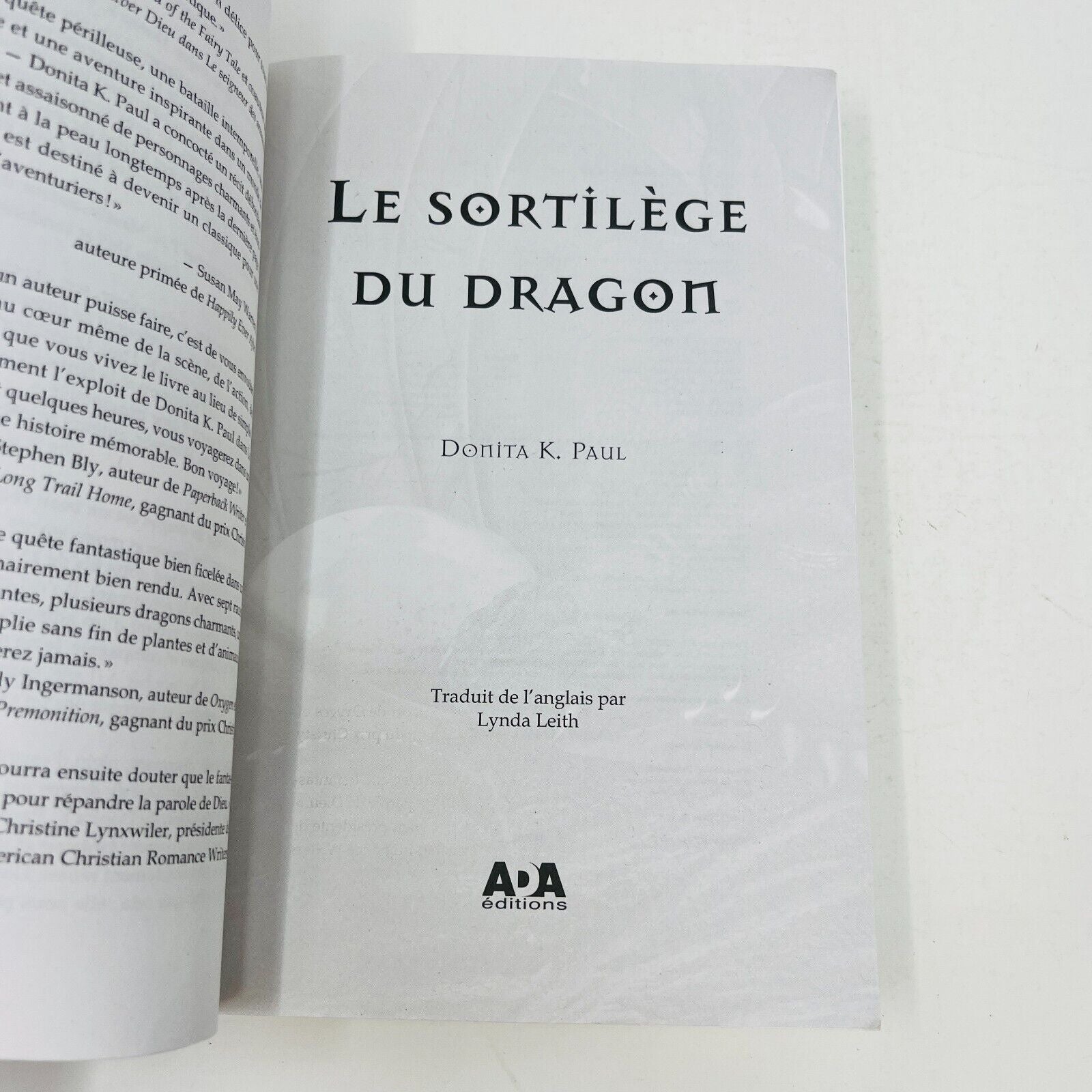 Les Chroniques de la Gardienne des Dragons #1-2 de Donita K. Paul Sortilèges Lot