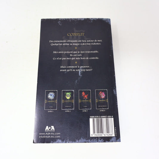 2011 Conflits Sorcière #9 de Cate Tiernan Éditions Ada Français Paperback PB